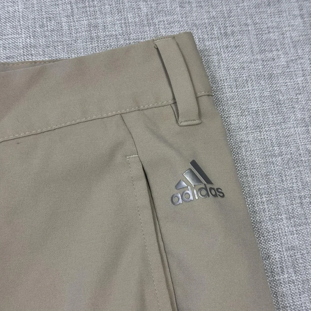Adidas Golf Chino Shorts Mens 42 Beige Polyester Performance 10